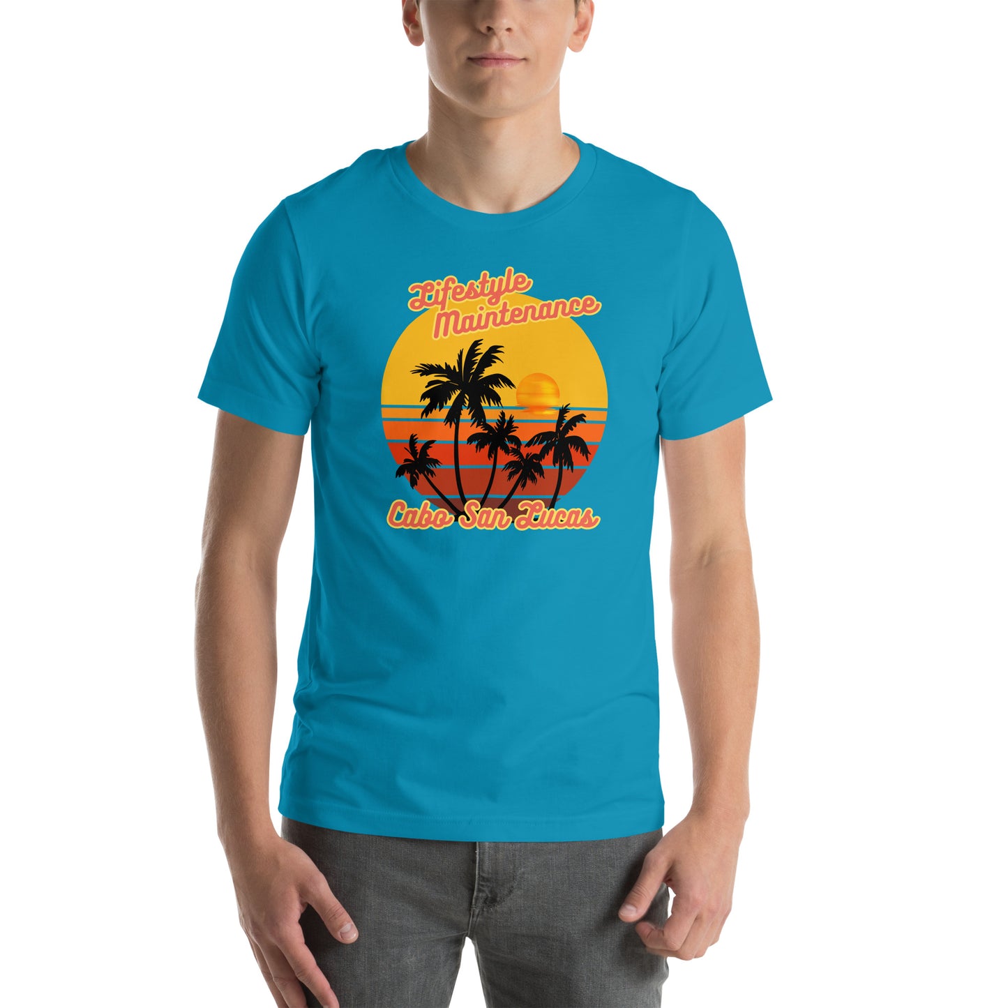 Lifestyle Maintenance: Cabo San Lucas Unisex Cotton T-Shirt