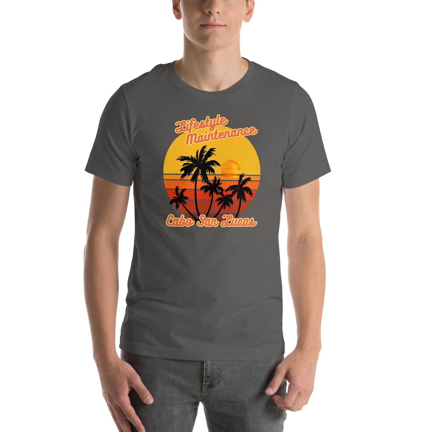 Lifestyle Maintenance: Cabo San Lucas Unisex Cotton T-Shirt