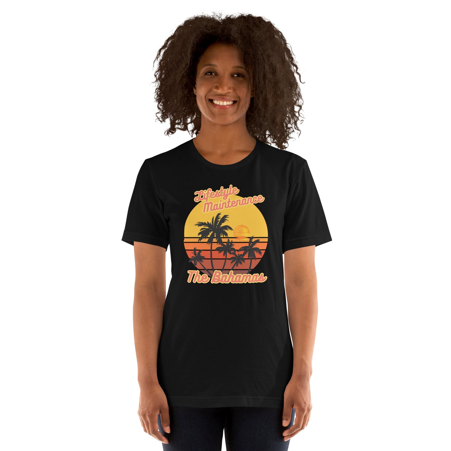 Lifestyle Maintenance: The Bahamas Unisex Cotton T-Shirt