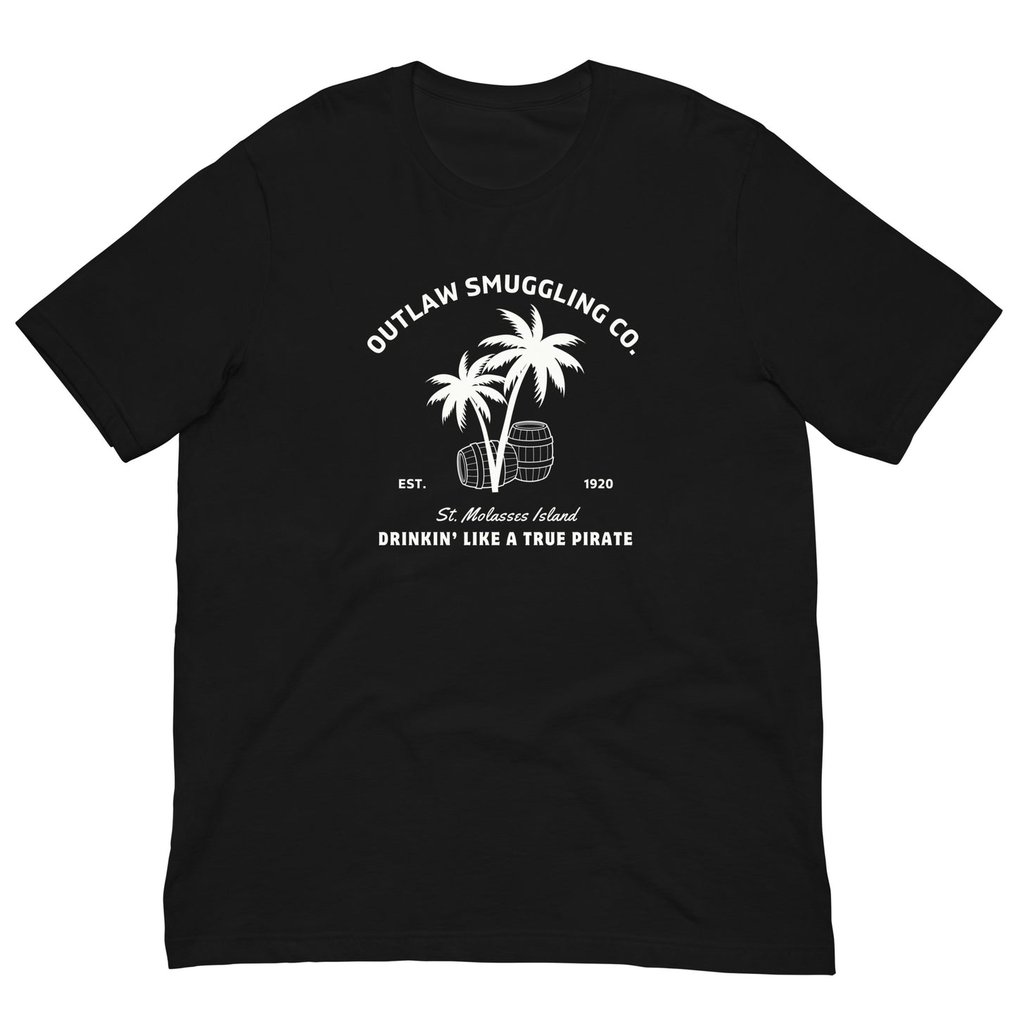 Outlaw Smuggling Co.: St. Molasses Island Unisex Cotton T-Shirt