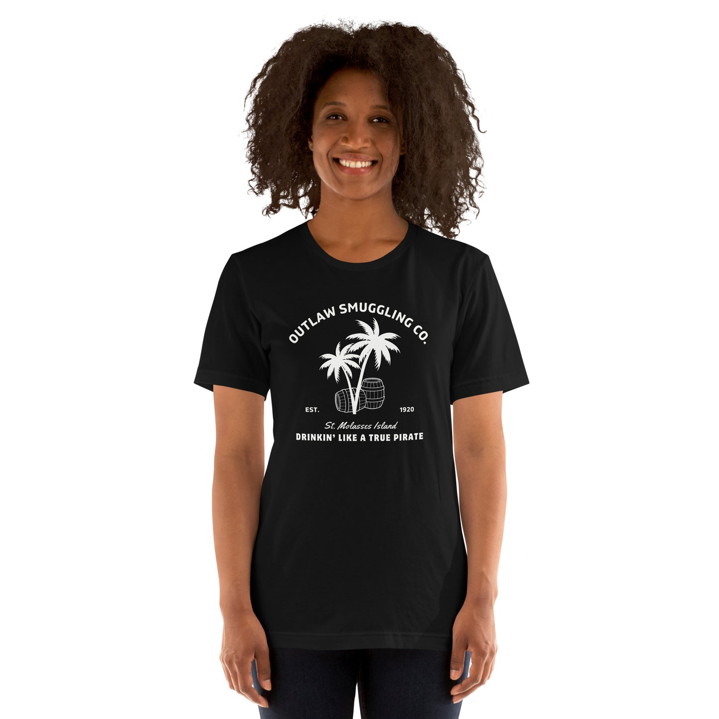 Outlaw Smuggling Co.: St. Molasses Island Unisex Cotton T-Shirt