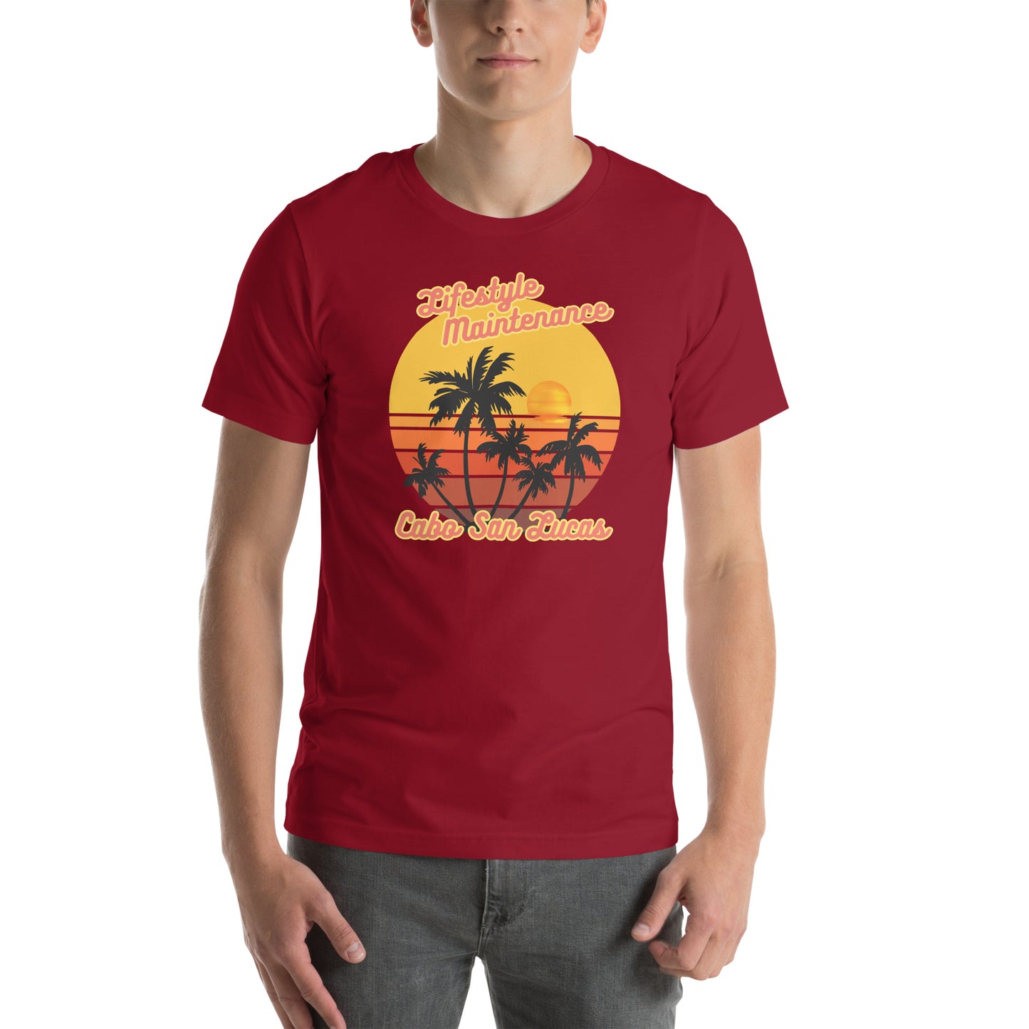 Lifestyle Maintenance: Cabo San Lucas Unisex Cotton T-Shirt