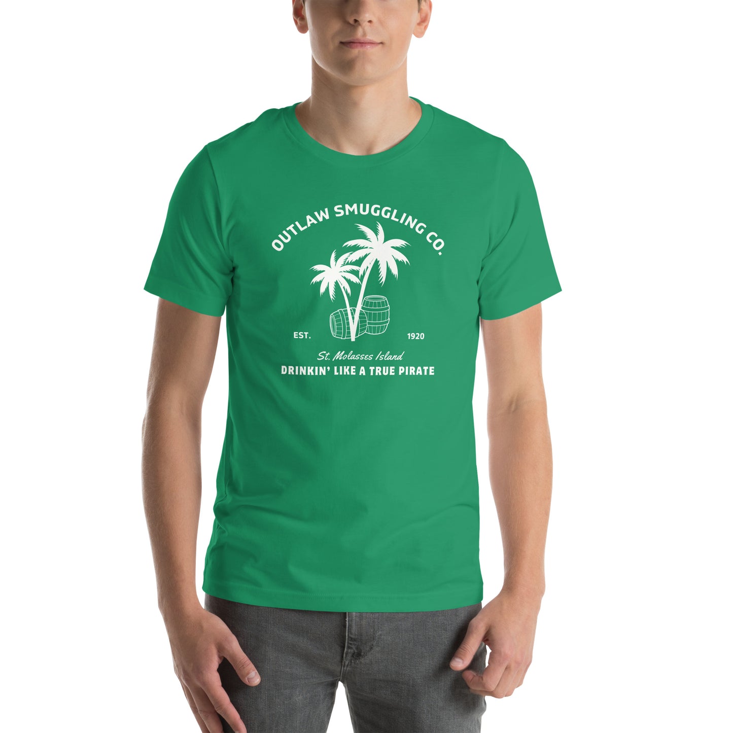 Outlaw Smuggling Co.: St. Molasses Island Unisex Cotton T-Shirt