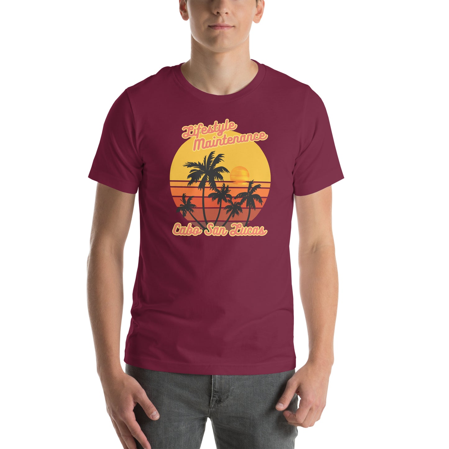 Lifestyle Maintenance: Cabo San Lucas Unisex Cotton T-Shirt