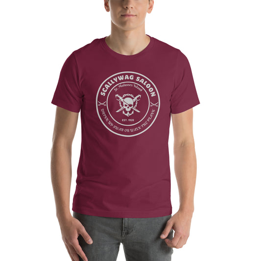 Scallywag Saloon: St. Molasses Island Unisex Cotton T-Shirt