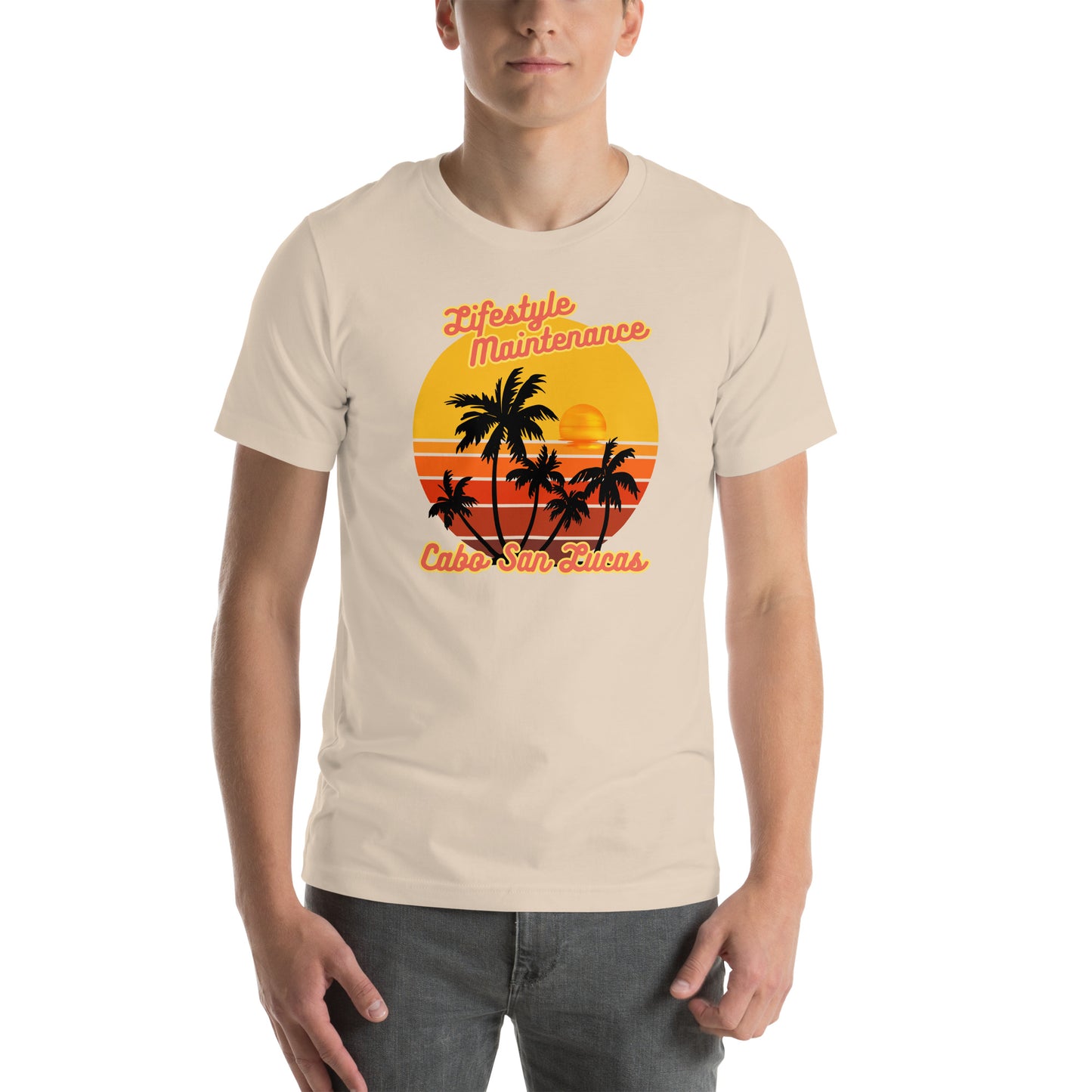 Lifestyle Maintenance: Cabo San Lucas Unisex Cotton T-Shirt