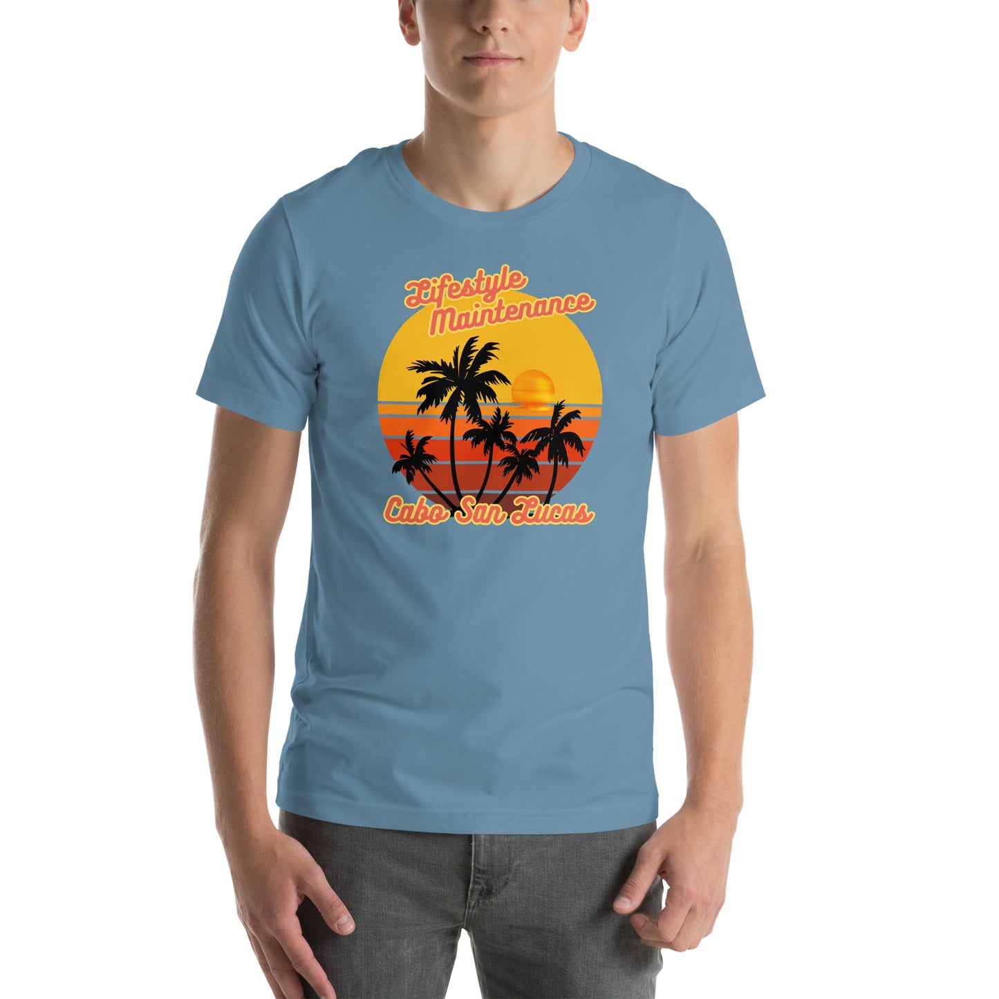 Lifestyle Maintenance: Cabo San Lucas Unisex Cotton T-Shirt