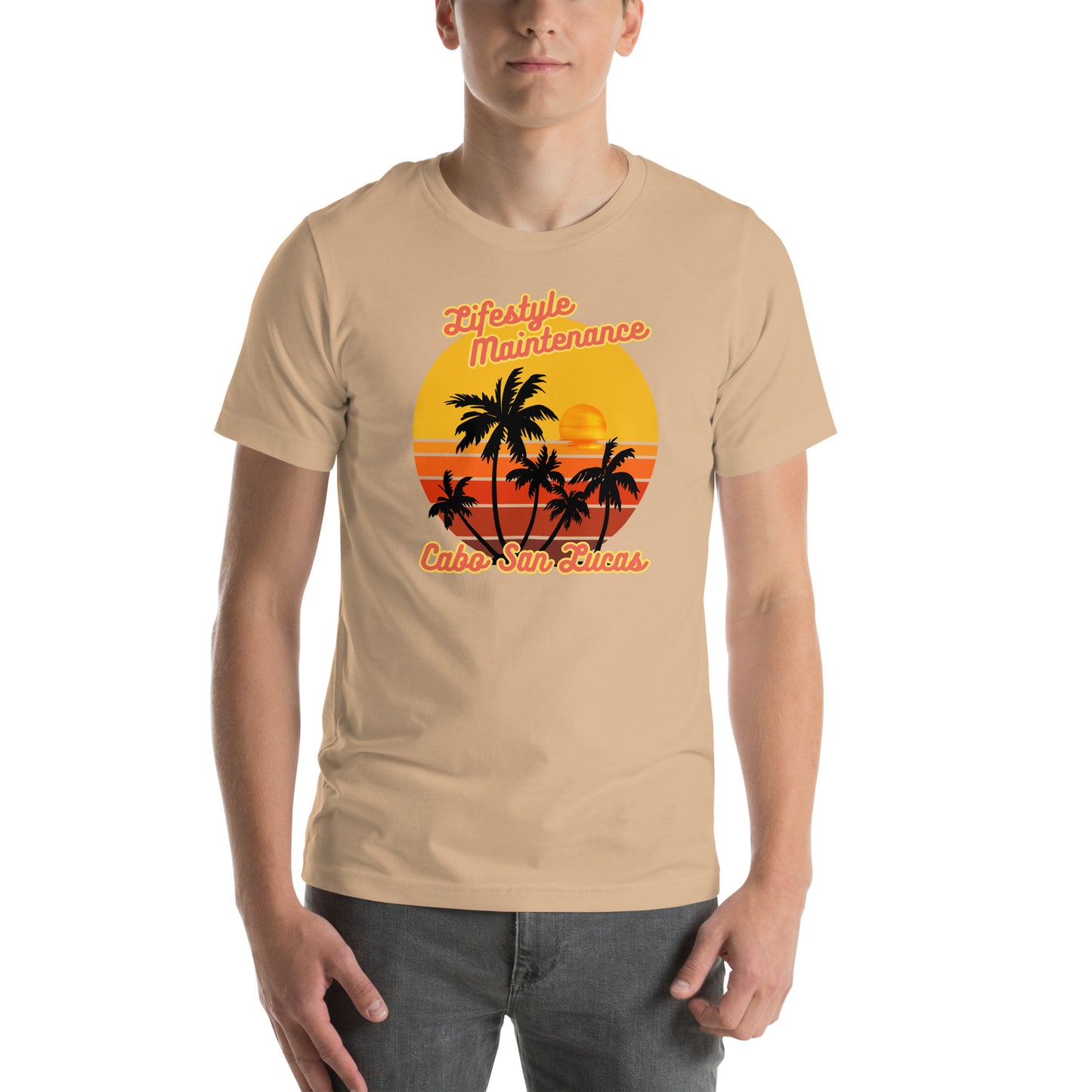 Lifestyle Maintenance: Cabo San Lucas Unisex Cotton T-Shirt